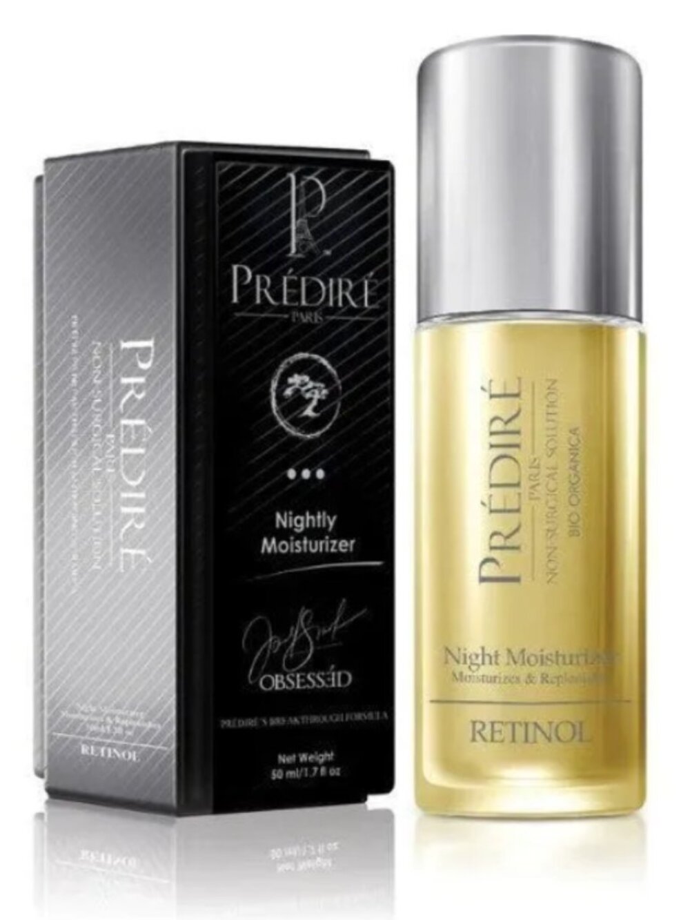 PREDIRE NIGHT MOISTURIZER-MOISTURIZES & REPLENISHES-1.7 fl oz / 50 ml-NEW-SEALED